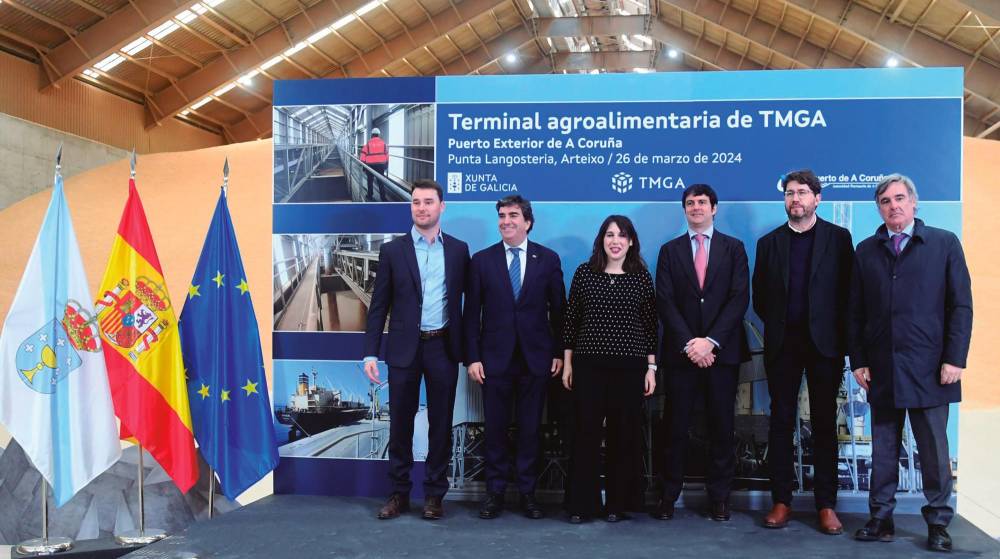 TMGA y la AP de A Coruña marcan un hito con la nueva terminal agroalimentaria en Langosteira