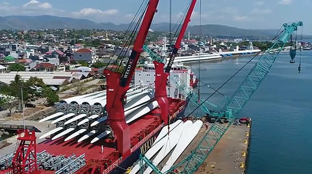 Kaleido Logistics ejecuta con éxito el primer proyecto para un parque eólico en Indonesia Kaleido Logistics ejecuta con éxito el primer proyecto para un parque eólico en Indonesia