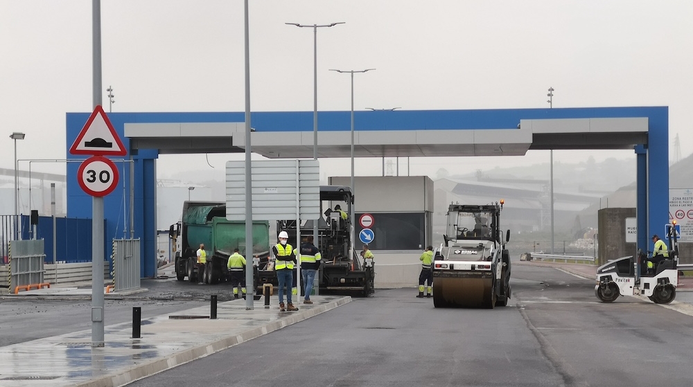 La AP de Avilés construye un nuevo acceso con materiales sostenibles La AP de Avilés construye un nuevo acceso con materiales sostenibles