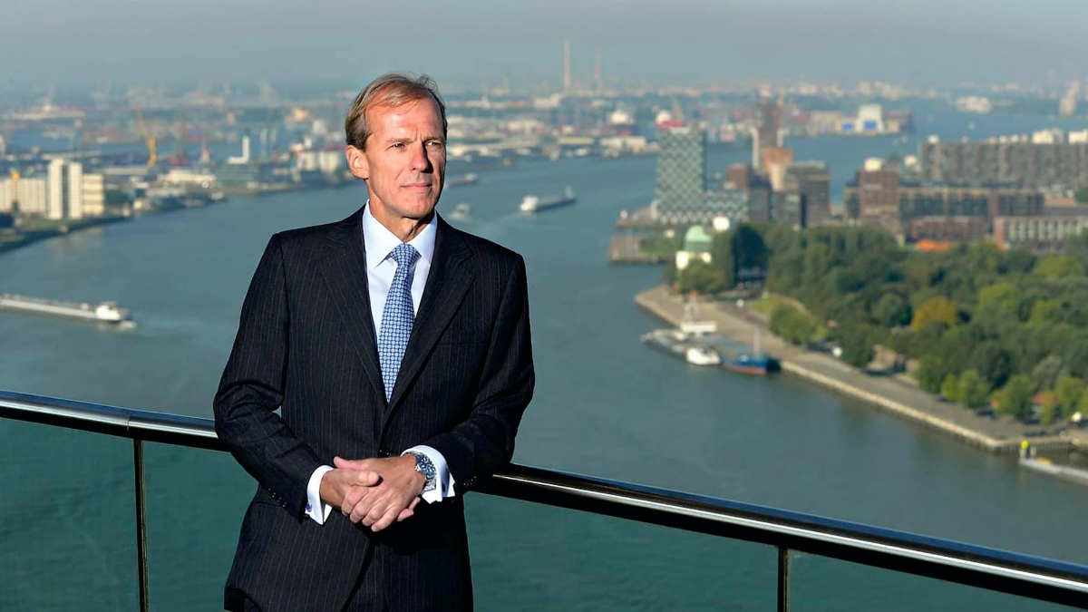 Allard Castelein, CEO de la Autoridad Portuaria de Róterdam. $!Allard Castelein, CEO de la Autoridad Portuaria de Róterdam.