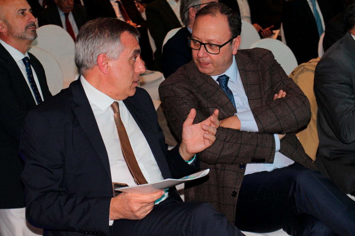 Pere Padrosa, expresidente de ASTIC, y Marcos Basante, presidente. Foto M.J. $!Pere Padrosa, expresidente de ASTIC, y Marcos Basante, presidente. Foto M.J.