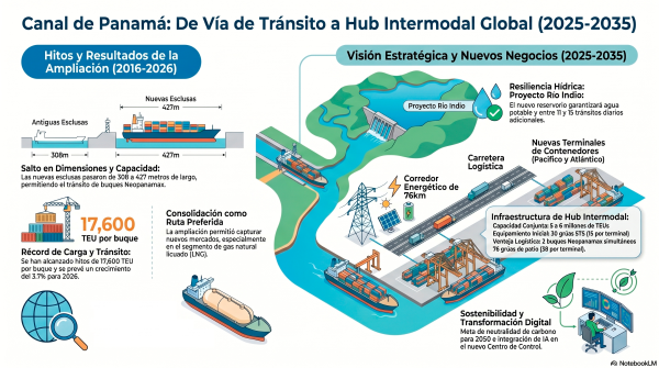 La Autoridad del Canal de Panamá desarrolla en la actualidad un Plan Estratégico 2025-2035 con inversiones valoradas en unos 8.000 millones de dólares. $!La Autoridad del Canal de Panamá desarrolla en la actualidad un Plan Estratégico 2025-2035 con inversiones valoradas en unos 8.000 millones de dólares.