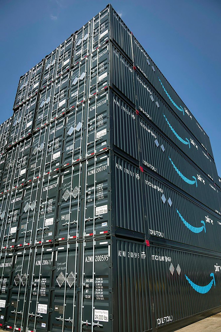 Amazon ha invertido en la fabricación de sus propios contenedores. $!Amazon ha invertido en la fabricación de sus propios contenedores.