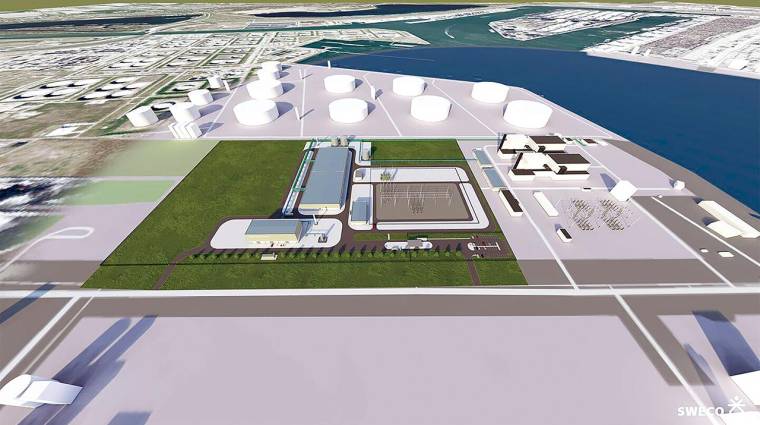 Eneco espera poder iniciar la construcción de la planta de hidrógeno verde en 2026.