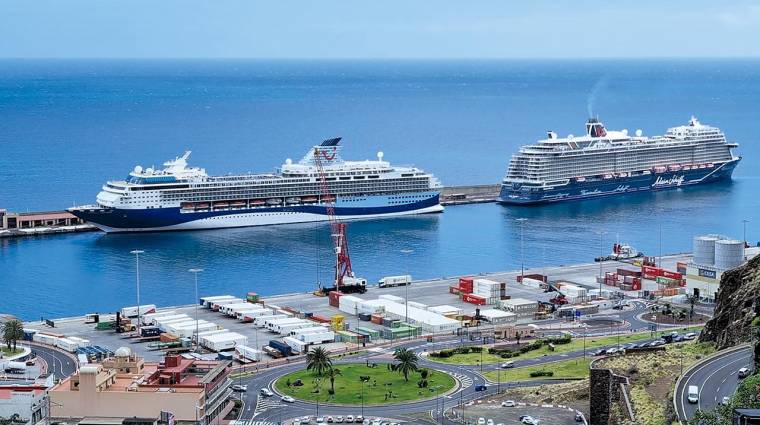 Puertos de Tenerife prevé cerrar la temporada de cruceros 2023-2024 con 120 escalas en el puerto de Santa Cruz de La Palma.
