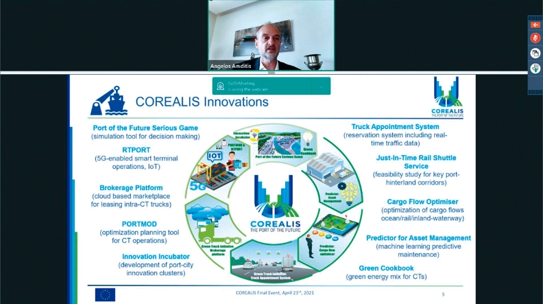 El proyecto COREALIS concluye con notables logros de investigación en el ámbito del puerto del futuro El proyecto COREALIS concluye con notables logros de investigación en el ámbito del puerto del futuro