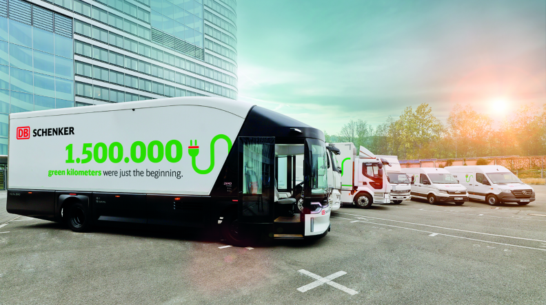 DB Schenker supera los 1,5 millones de kilómetros con camiones eléctricos DB Schenker supera los 1,5 millones de kilómetros con camiones eléctricos