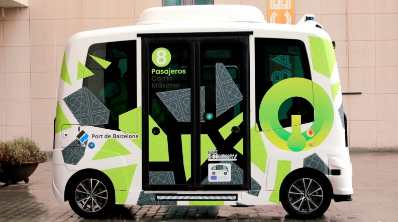 El primer autobús autónomo de Barcelona iniciará sus pruebas piloto en el puerto El primer autobús autónomo de Barcelona iniciará sus pruebas piloto en el puerto