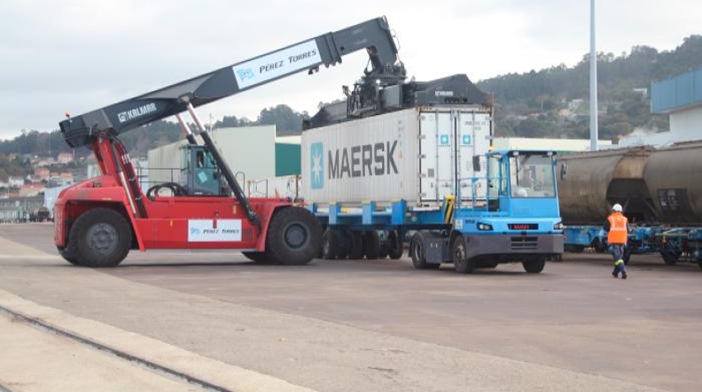 Maersk estrena un nuevo servicio ferroviario de carga reefer entre Algeciras y Marín Maersk estrena un nuevo servicio ferroviario de carga reefer entre Algeciras y Marín