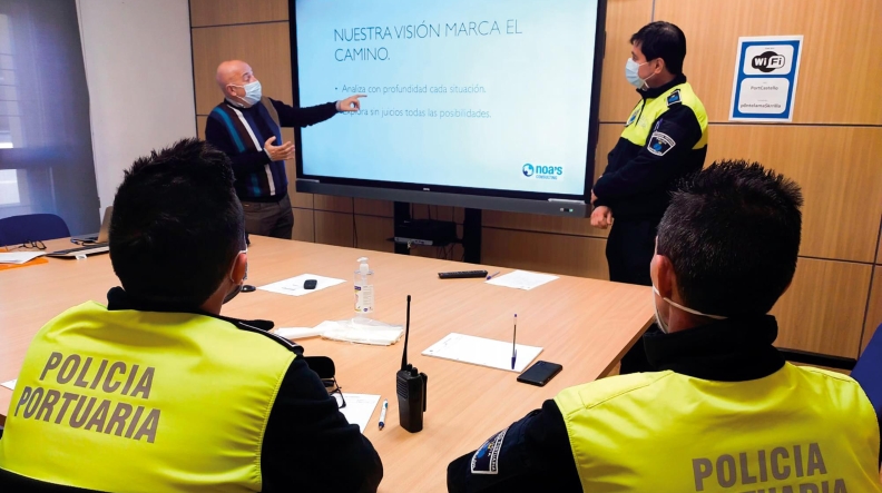 PortCastelló afianza la formación de la Policía Portuaria PortCastelló afianza la formación de la Policía Portuaria