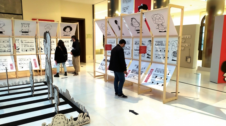 La exposición sobre Quino en el Puerto de Valencia supera los 15.000 visitantes La exposición sobre Quino en el Puerto de Valencia supera los 15.000 visitantes