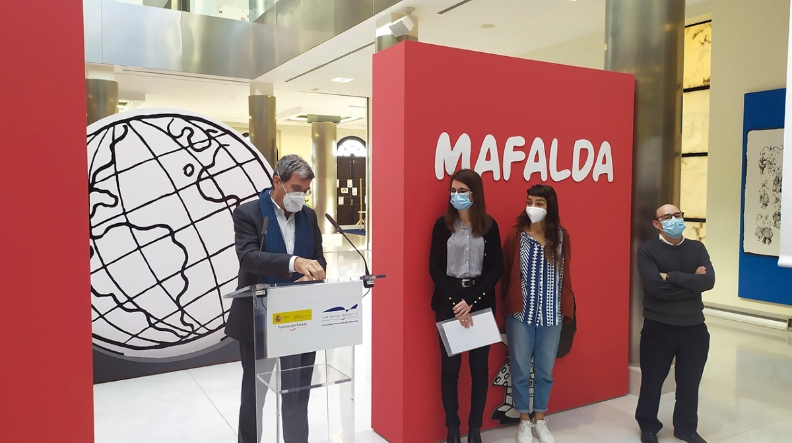 Valenciaport afianza su apuesta cultural con la ciudadanía con un homenaje a Quino Valenciaport afianza su apuesta cultural con la ciudadanía con un homenaje a Quino