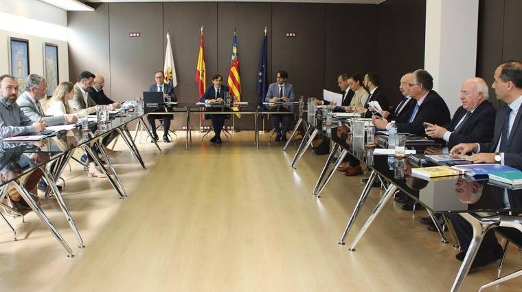Miembros del Consejo de Administración de la Autoridad Portuaria de Alicante.