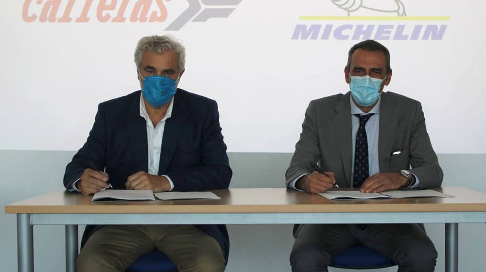 Carreras se asocia con Michelin para realizar inspecciones de neum&aacute;ticos