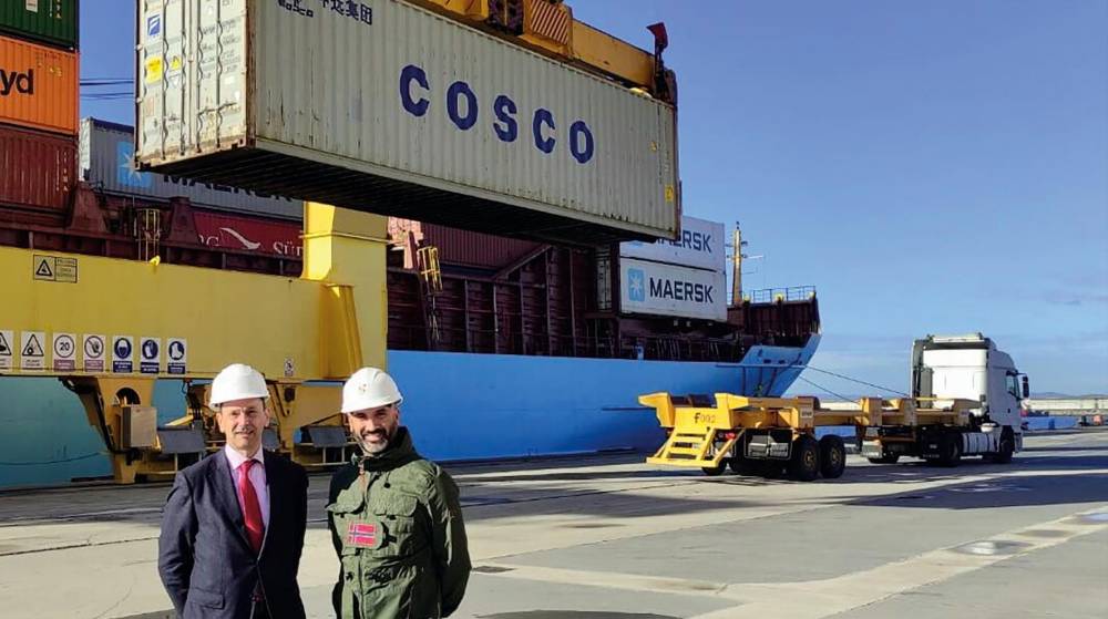 Vasco Shipping/COSCO inicia su operativa en la terminal de contenedores de Yilport Ferrol
