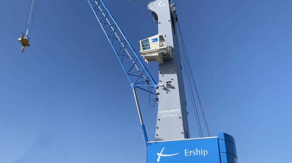 Ership incorpora una nueva gr&uacute;a en el Port de Tarragona