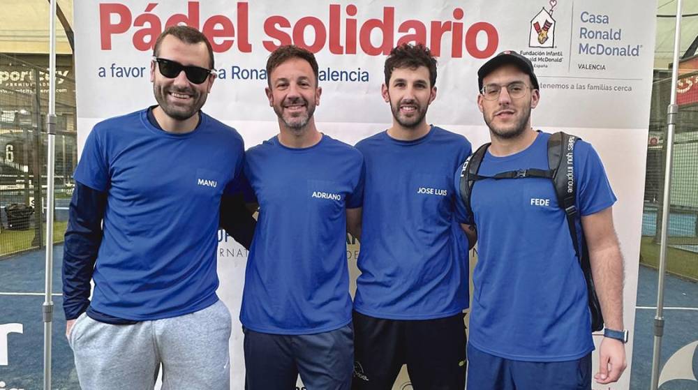 Transglory participó en el I torneo de pádel solidario a beneficio de la Casa Ronald Mc Donald de Valencia