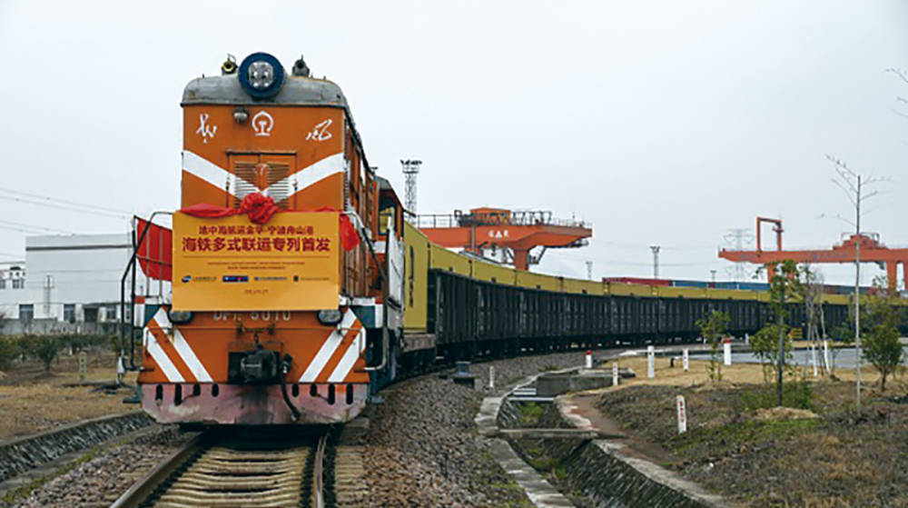 MSC desarrolla la intermodalidad en China con un tren completo entre Jinhua y Ningbo