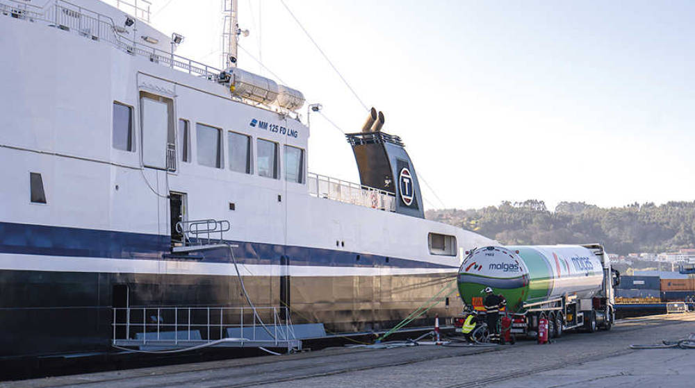 El Puerto de Ferrol acoge por primera vez operaciones de suministro de GNL a buques