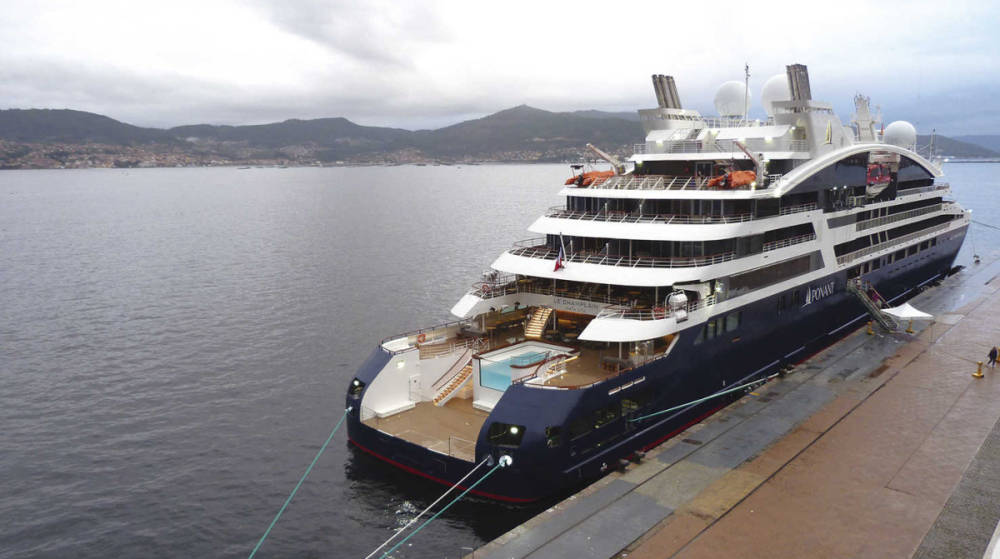 El puerto de Vigo recibe la visita inaugural del crucero de ultralujo &ldquo;Le Champlain&rdquo;