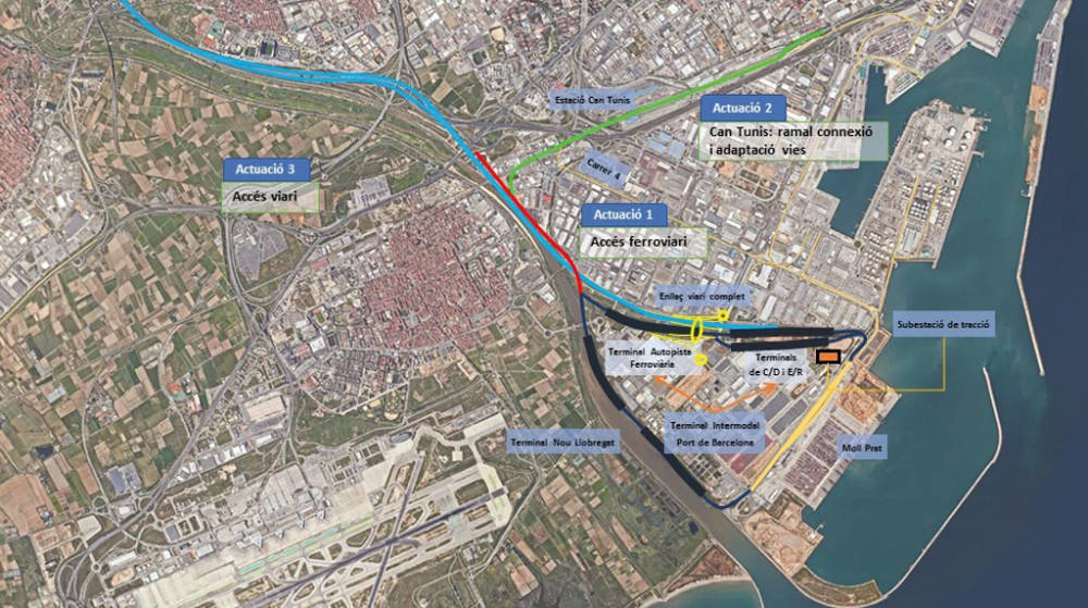Desbloqueado el proyecto de los nuevos accesos al Port de Barcelona