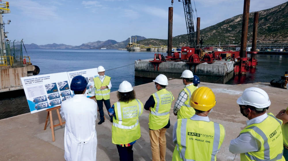 El Puerto de Cartagena avanza en las obras de mejora del Muelle Pr&iacute;ncipe Felipe