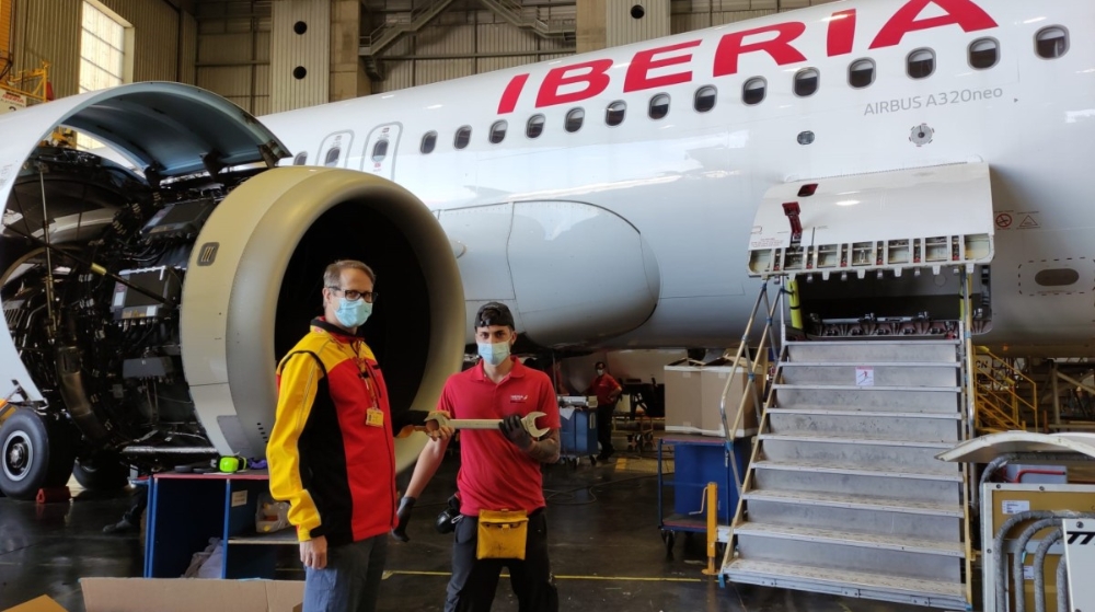 Iberia Mantenimiento y DHL unen fuerzas en el mercado MRO