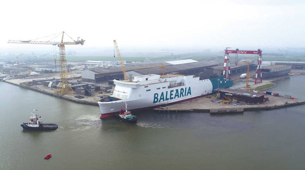 Bale&agrave;ria pone a flote el primer ferry propulsado con GNL del Mediterr&aacute;neo