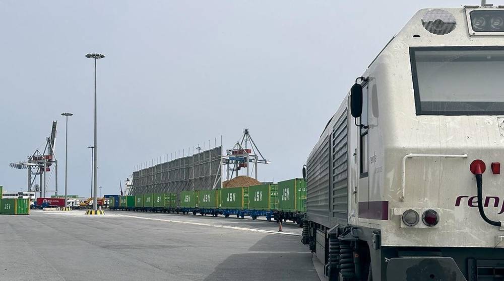 JSV recibe el primer tren de mercancías en su terminal del Puerto de Alicante