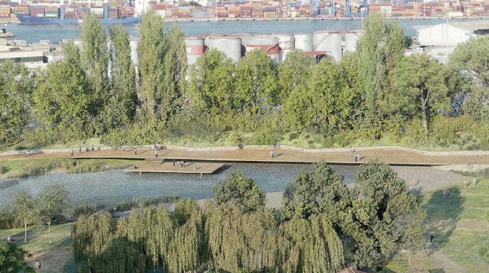 El proyecto ganador del Parque de Desembocadura creará un espacio natural entre la ciudad y el Puerto de Valencia