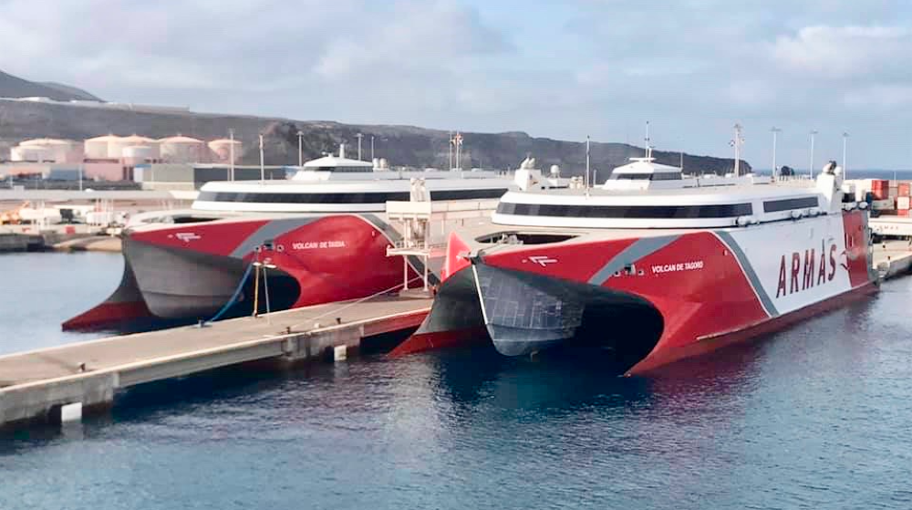 “Volcán de Tagoro” y “Volcán de Taidía” cumplen un año de servicio en Canarias