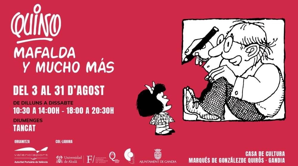 La exposición sobre Quino organizada por Valenciaport se traslada a Gandia
