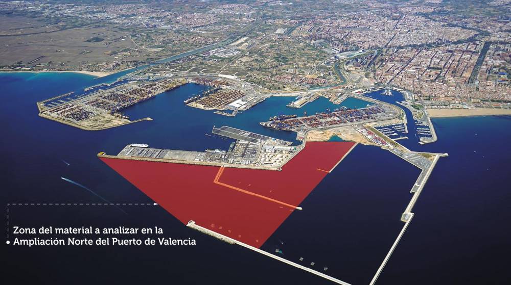Valenciaport cumple con Costas y analizará el material a dragar de la Ampliación Norte