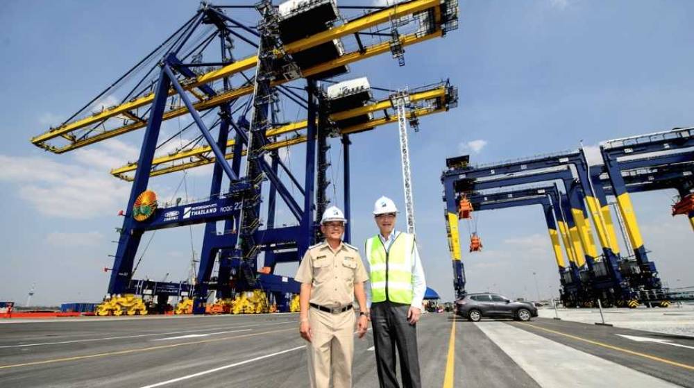 Hutchison Ports Thailand recibe 3 nuevas gr&uacute;as