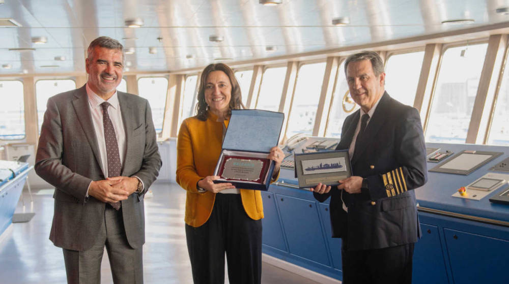 Bale&agrave;ria estrena el primer ferry propulsado por GNL que opera en el Mediterr&aacute;neo