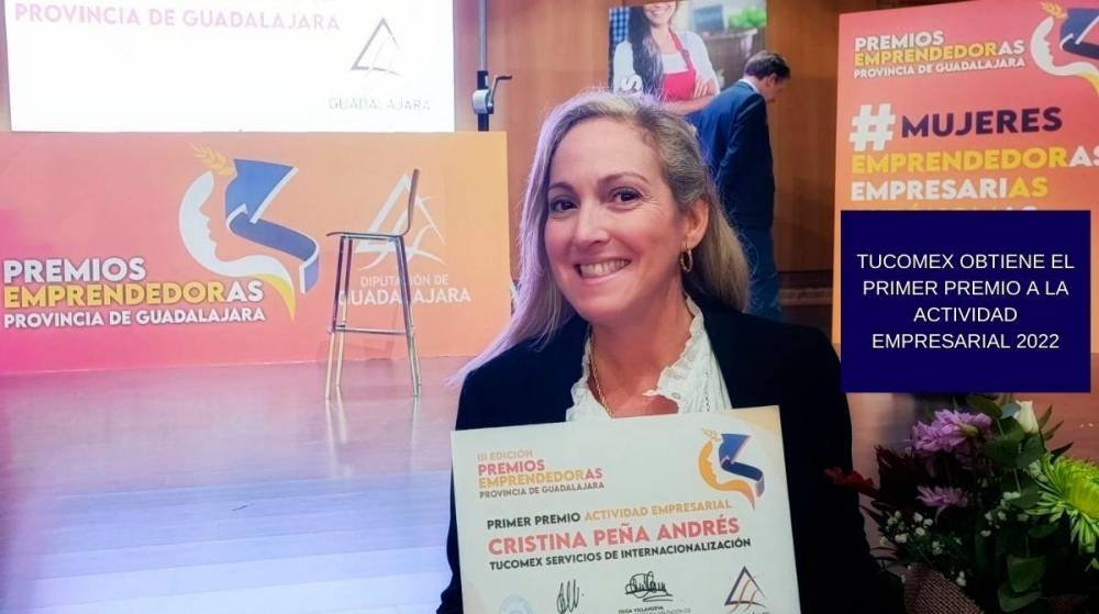 TuComex recibe el premio al Emprendimiento 2022 de Guadalajara