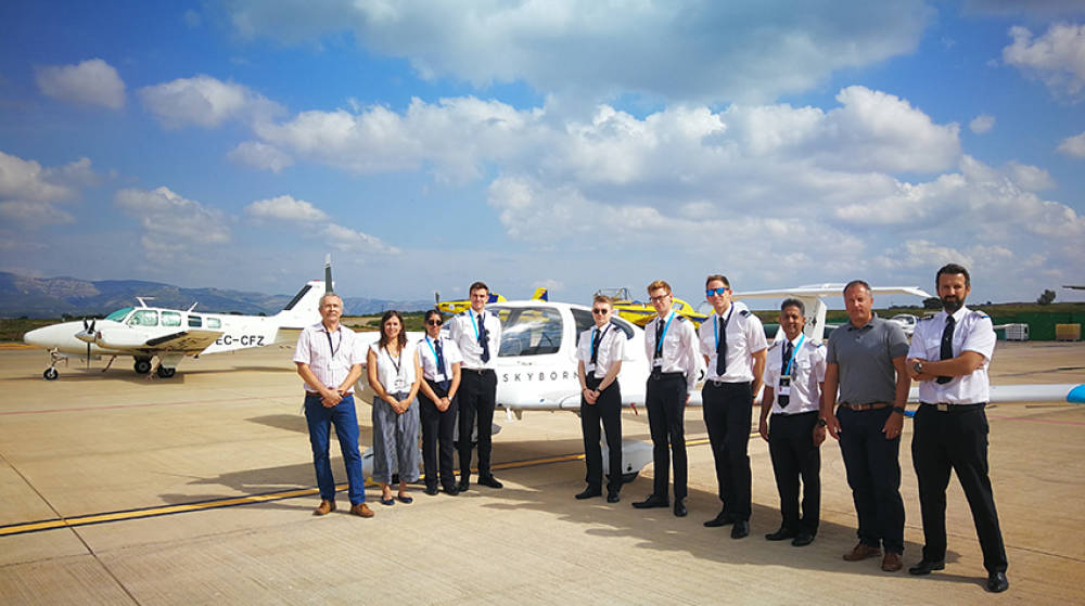 La escuela de pilotos Skyborne Airline Academy comienza a operar en el aeropuerto de Castell&oacute;n