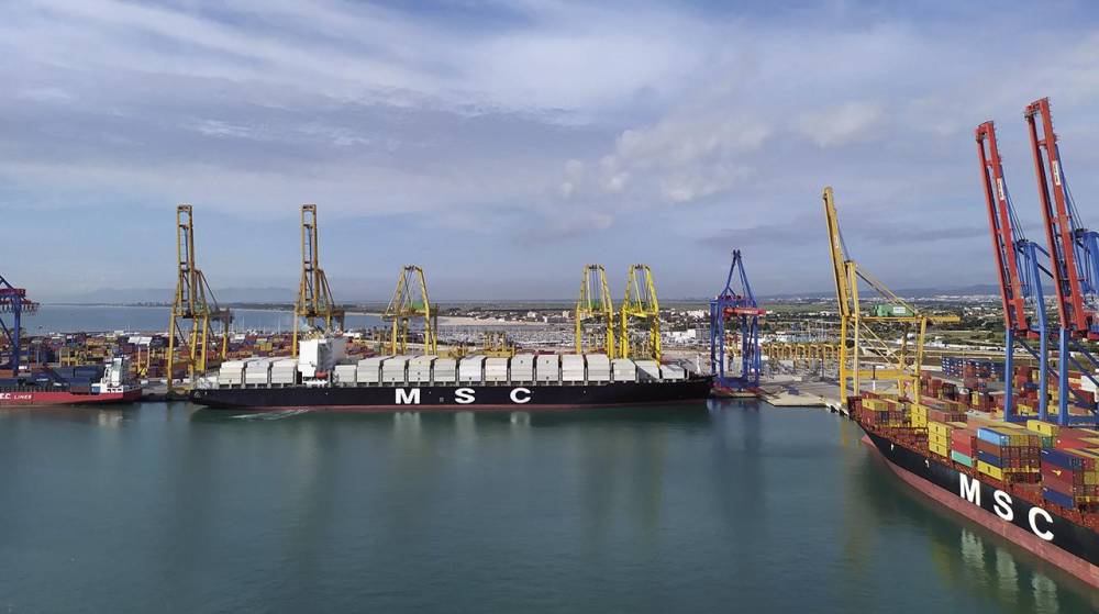 El tráfico de contenedores en Valenciaport disminuye a causa de la incertidumbre global