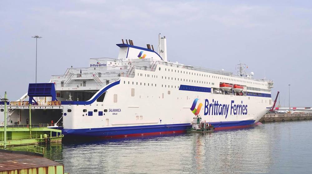 El “Salamanca” de Brittany Ferries realiza su viaje inaugural entre Bilbao y Portsmouth