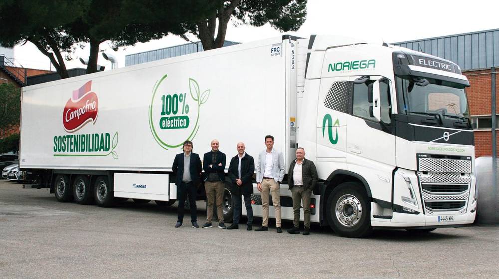 Campofrío incorpora un camión eléctrico en Madrid y Toledo