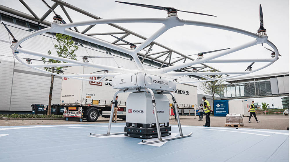 Volocopter y DB Schenker prueban con &eacute;xito la operativa de los drones de reparto
