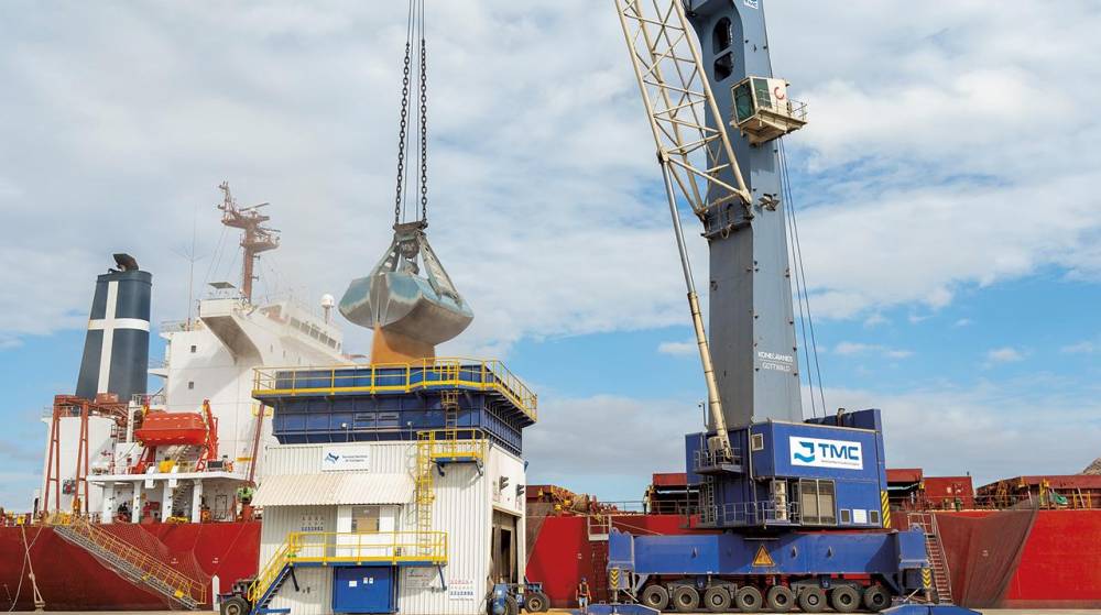 TMC pone a prueba su nueva nave con la descarga de 62.000 toneladas de cereal ucraniano