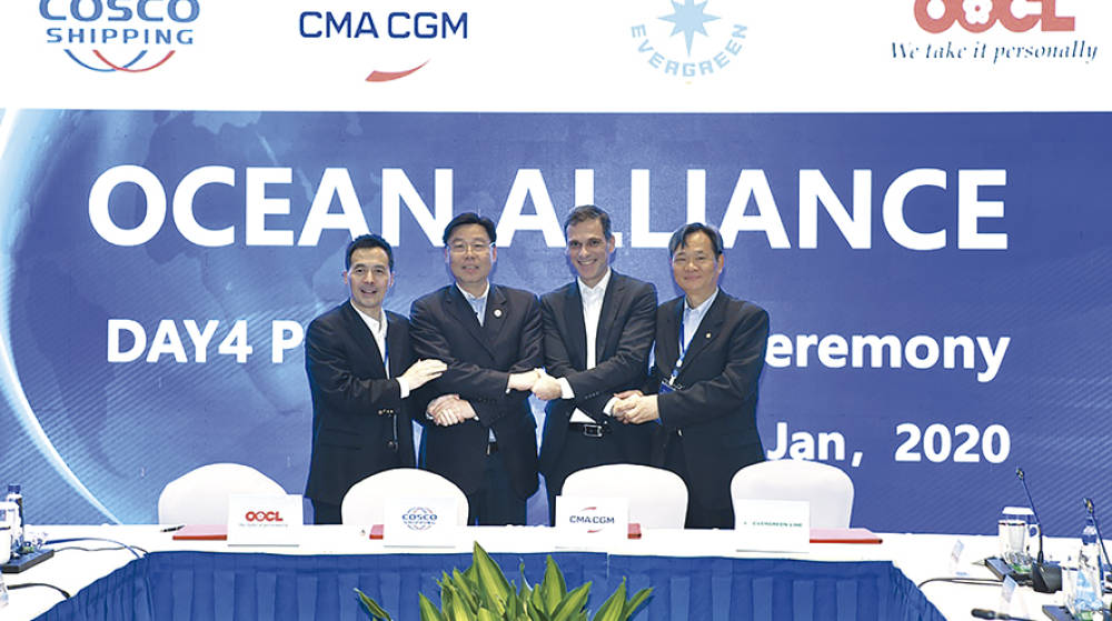 CMA CGM, COSCO Shipping, Evergreen y OOCL lanzan Ocean Alliance Day 4 Product