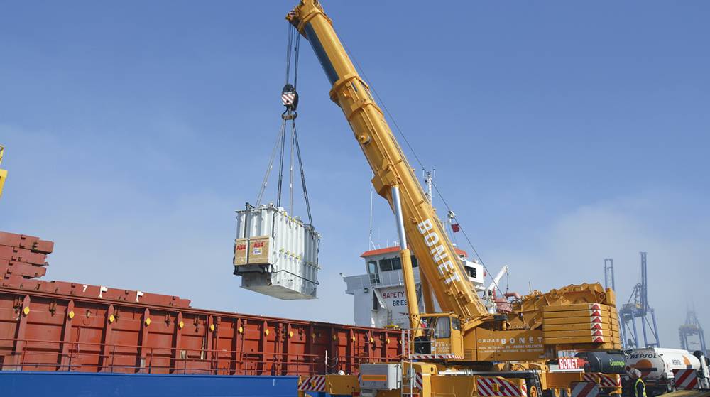 Gr&uacute;as Bonet coordina el transporte entre Italia y Espa&ntilde;a de un transformador de 96 toneladas