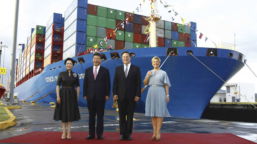 El presidente de China recibe en Panam&aacute; al &ldquo;COSCO Shipping Rose&rdquo;