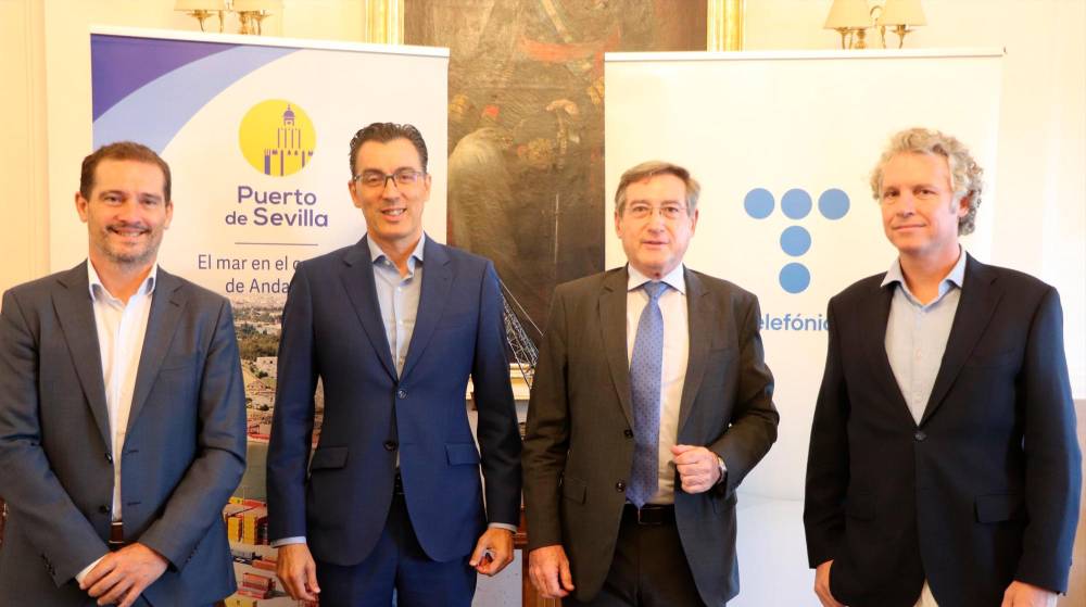 Telefónica modernizará los servicios de comunicaciones del Puerto de Sevilla