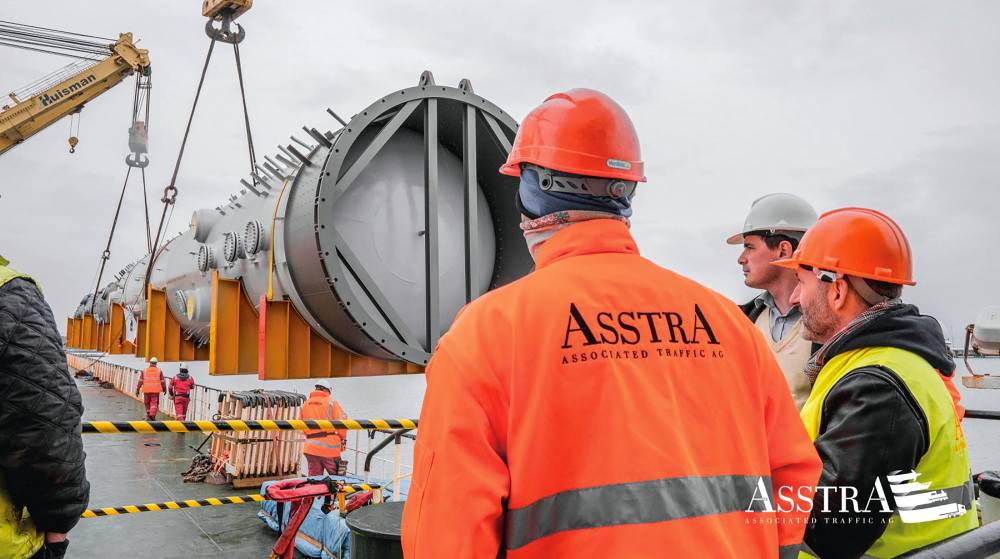 AsstrA completa una carga de proyecto de Oil &amp; Gas para Polonia desde Gijón y Bilbao