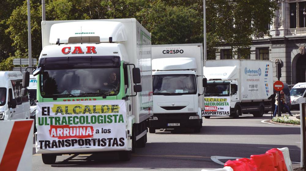 Los transportistas madrileños exigen un calendario “racional y realista” para la aplicación de la ZBE