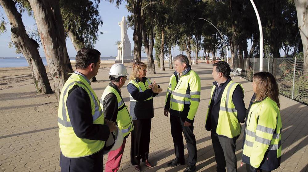 El Puerto de Huelva ultima la remodelación del entorno del Monumento a Colón