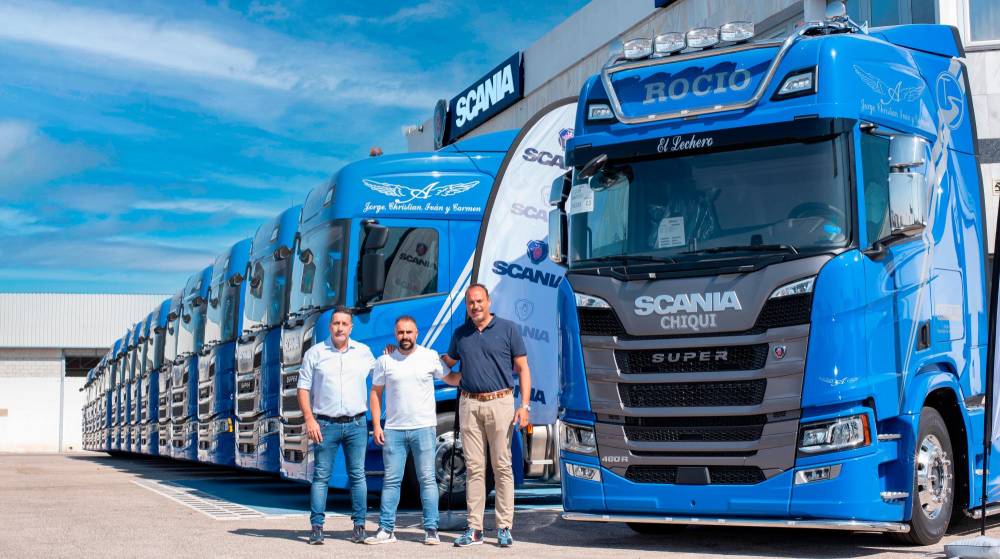 Scania entrega 17 nuevos vehículos a la empresa andaluza Trans-Sev